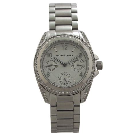 MICHAEL KORS BLAIR GLITZ MK5612 DAMENUHR SILBER 